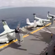 Illustration for article titled This Time Lapse Shows Literally A Boat Load Of MV-22 Osprey Departures
